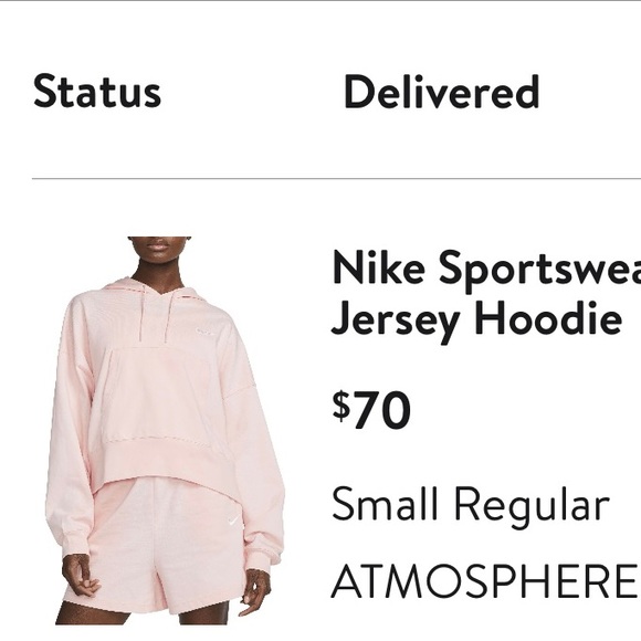 Pink Nike Hoodie - Picture 4 of 4